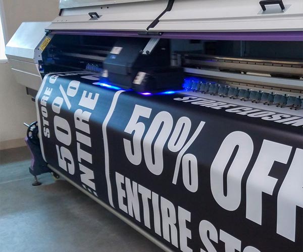 large format printing for vinyl banners