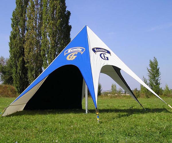 custom printings for star tent