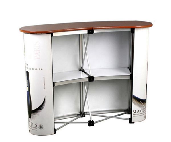 Alunium pop up promotion counter