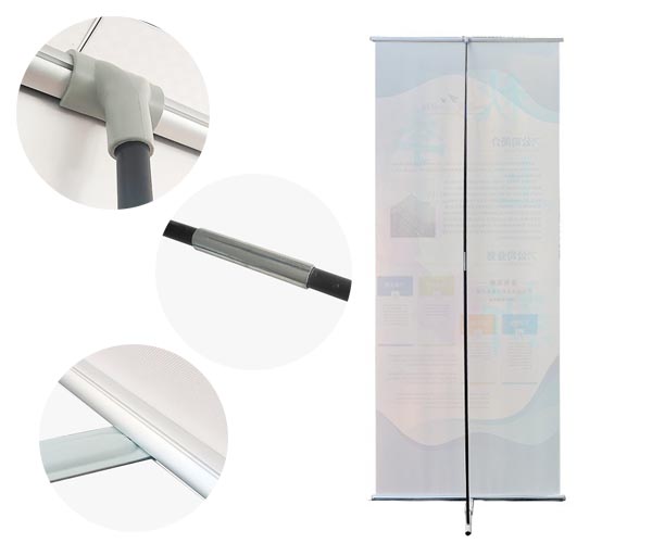 Budget L banner stand