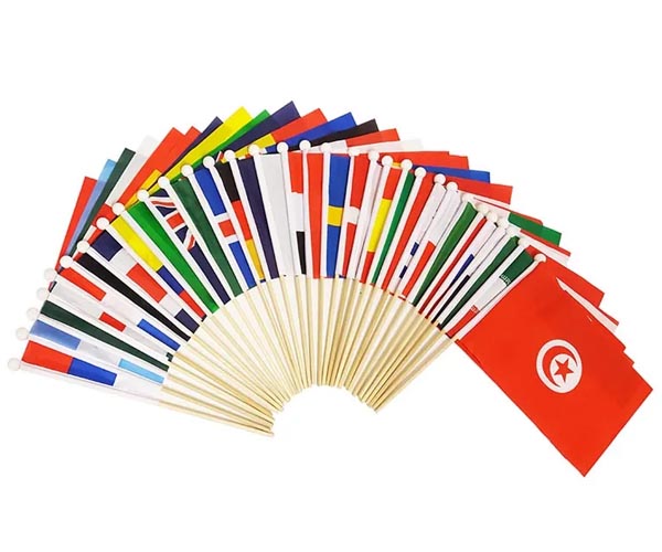 Hand wave flag
