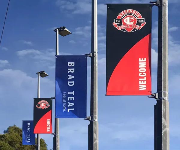 Light pole flag