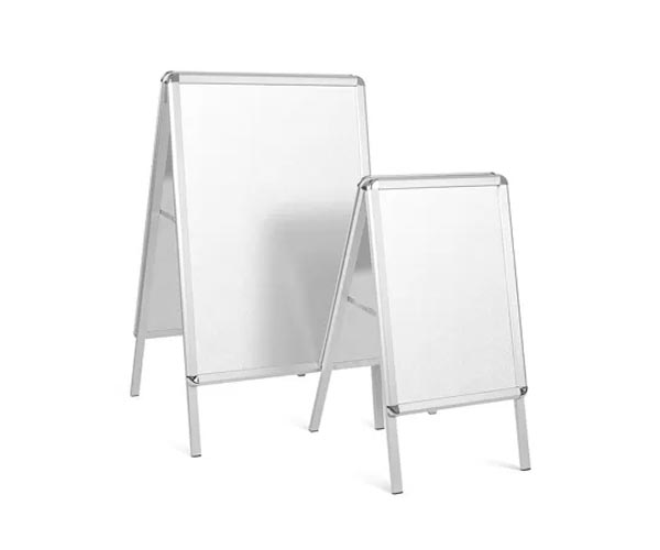 Aluminum pavement sign holder