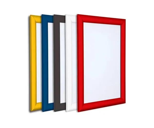 Plastic snap frame poster holder