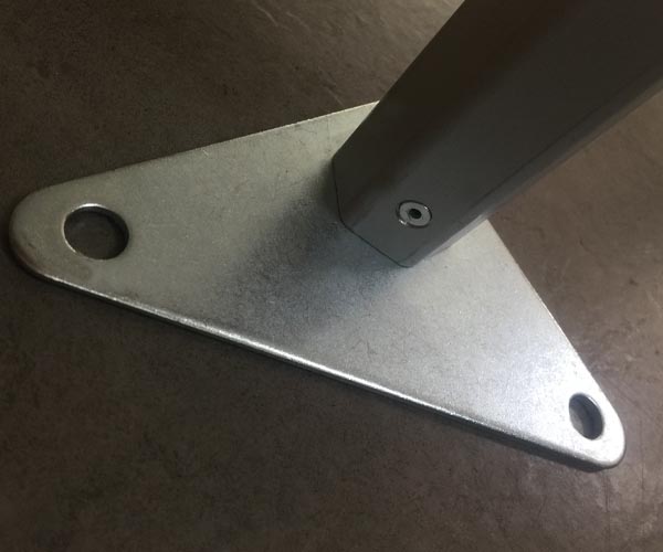 thick steel feet